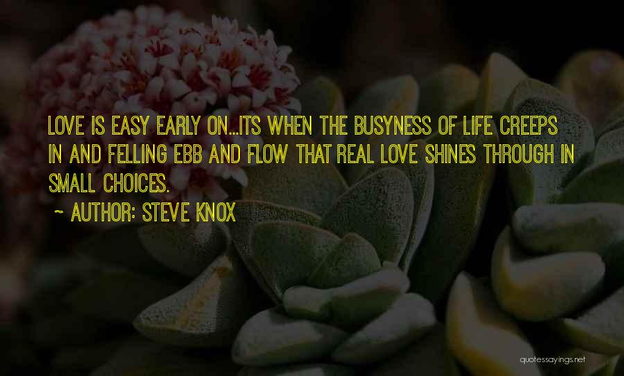 Choices In Life And Love Quotes By Steve Knox