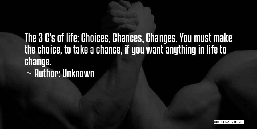 Choices In Life You Make Quotes By Unknown