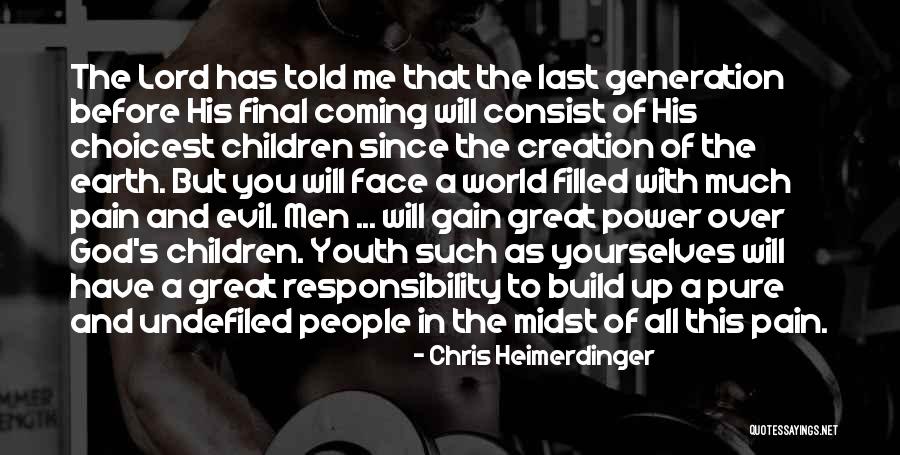 Choicest Quotes By Chris Heimerdinger Choicest Quotes By Chris Heimerdinger