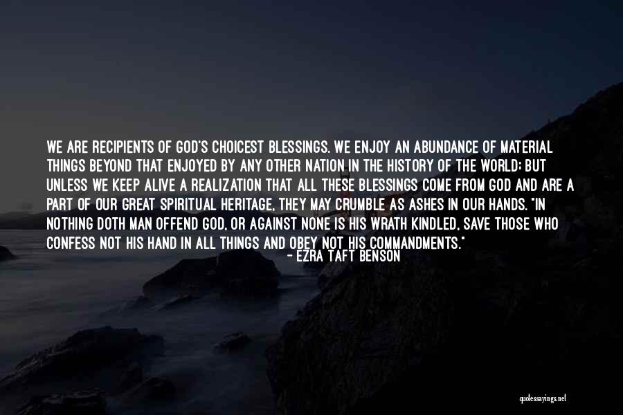 Choicest Quotes By Ezra Taft Benson Choicest Quotes By Ezra Taft Benson