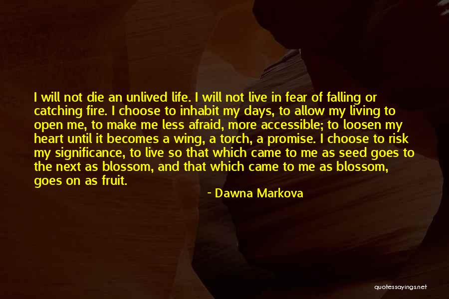 Choose Her Over Me Quotes By Dawna Markova