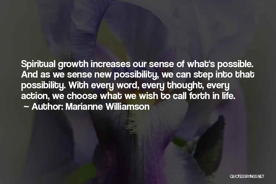 Choose Life Quotes By Marianne Williamson