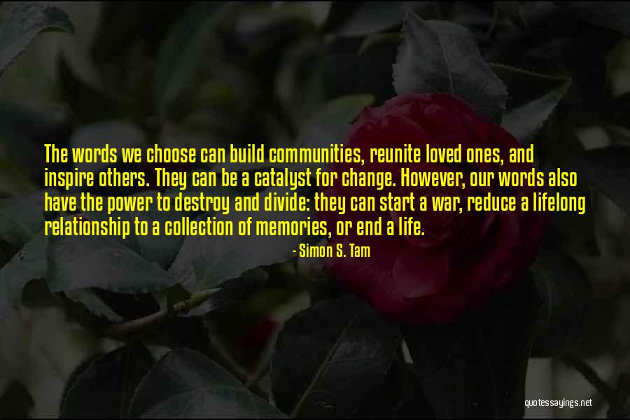 Choose Love Over Hate Quotes By Simon S. Tam