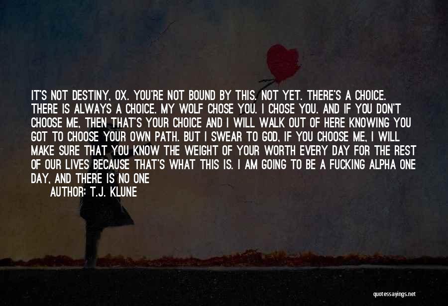 Choose Me Not Him Quotes By T.J. Klune