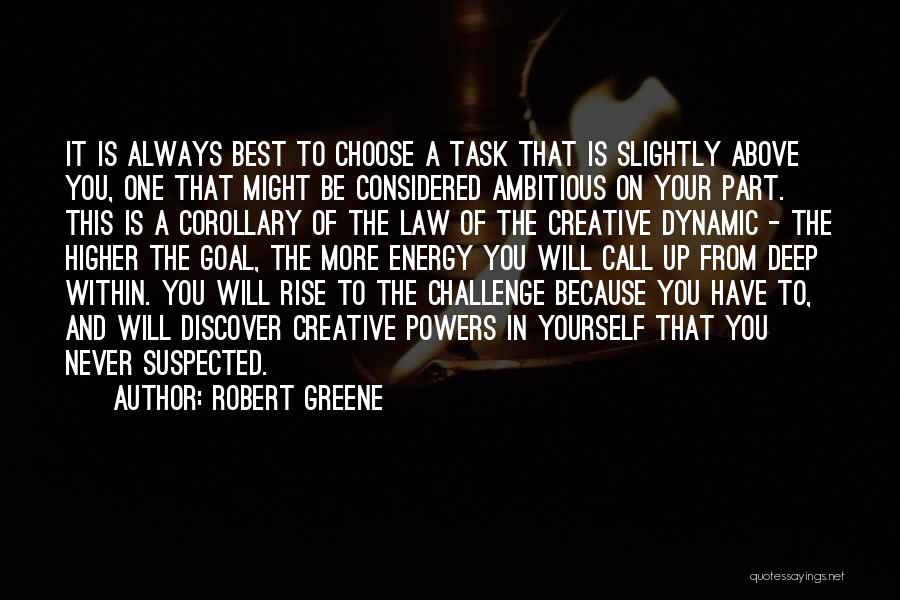 Choose The Best One Quotes By Robert Greene