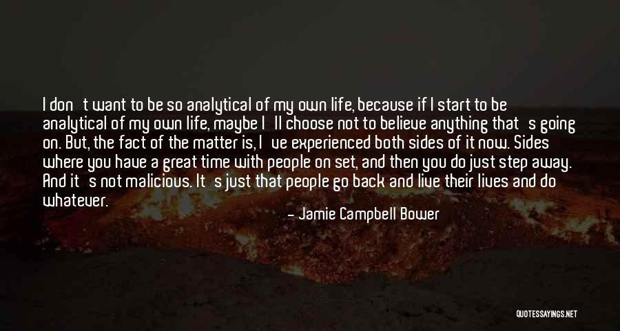 Choose To Matter Quotes By Jamie Campbell Bower