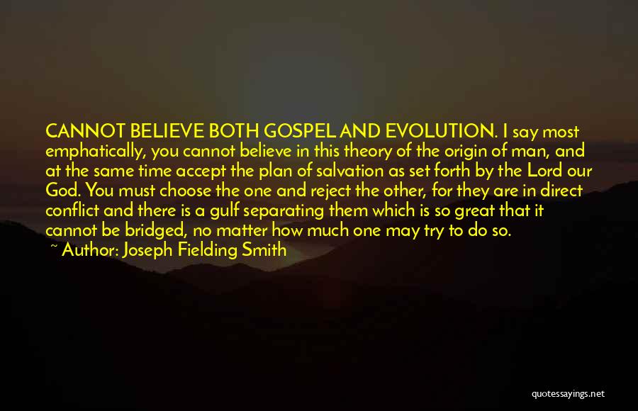 Choose To Matter Quotes By Joseph Fielding Smith