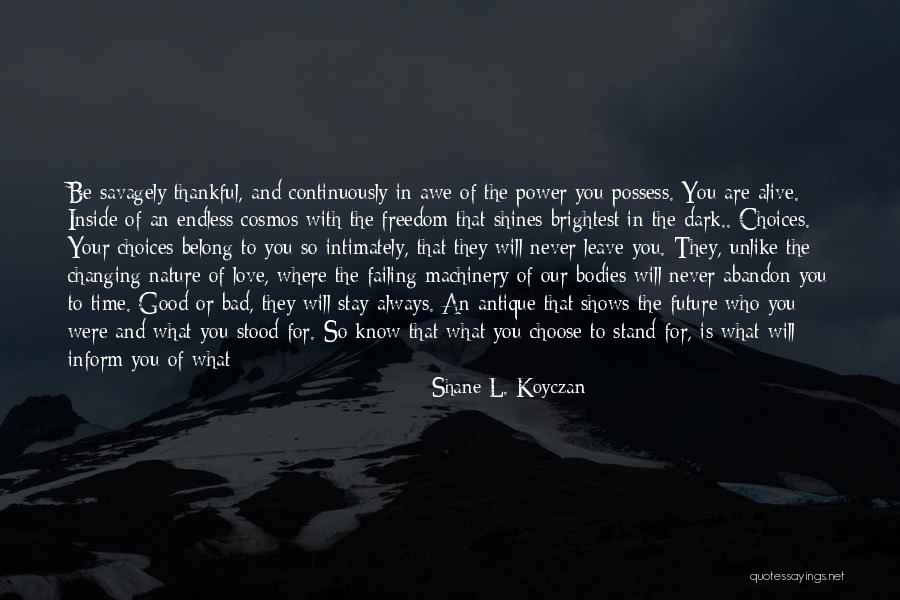 Choose To Stay Quotes By Shane L. Koyczan Choose To Stay Quotes By Shane L. Koyczan