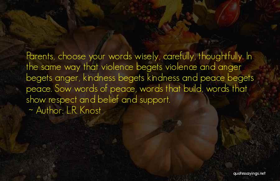 Choose Words Wisely Quotes By L.R. Knost