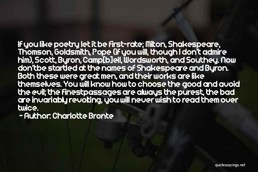 Choose You Quotes By Charlotte Bronte