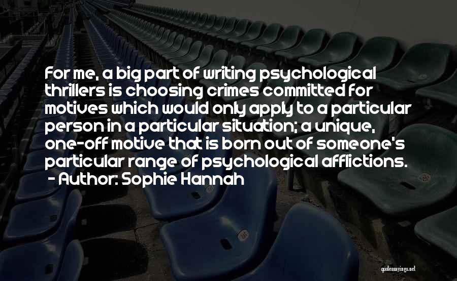 Choosing Someone Quotes By Sophie Hannah
