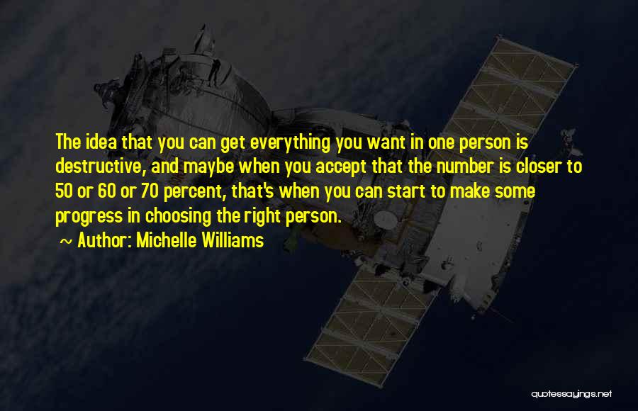 Choosing The Right Thing Quotes By Michelle Williams