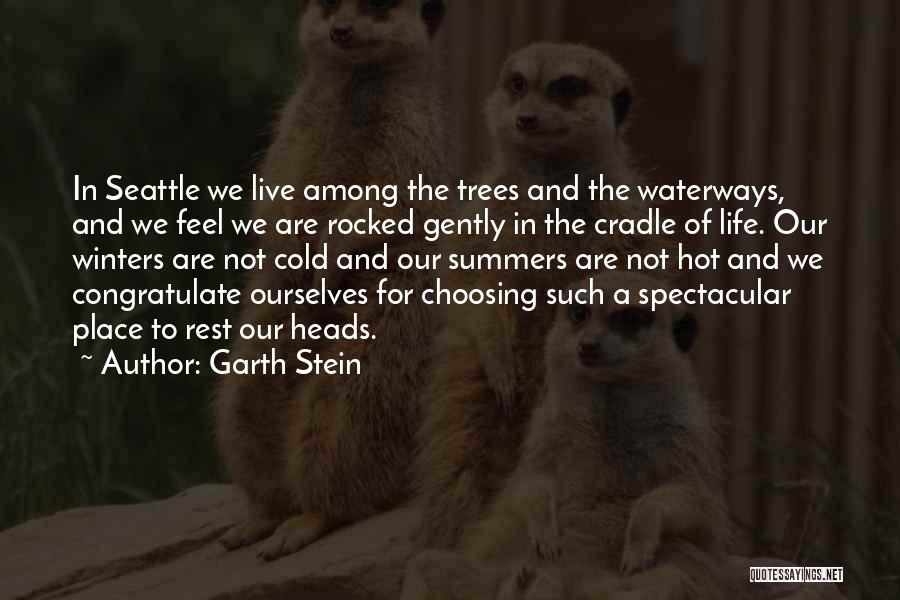 Choosing To Live Life Quotes By Garth Stein