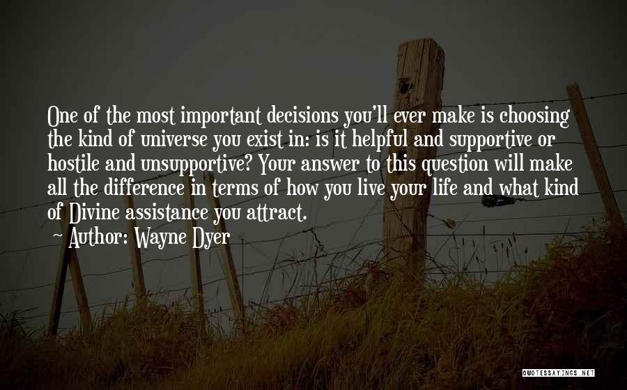 Choosing What's Important Quotes By Wayne Dyer