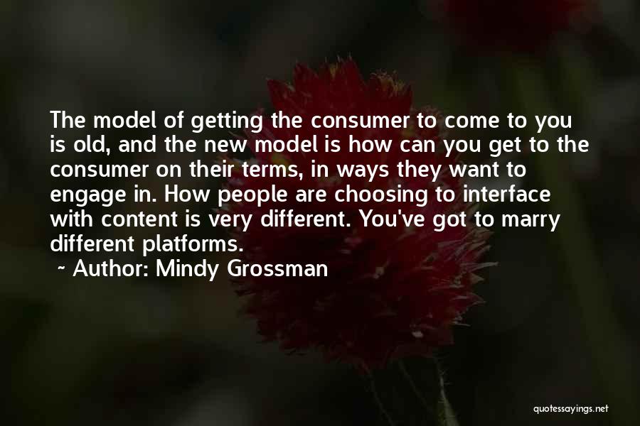 Choosing Who To Marry Quotes By Mindy Grossman