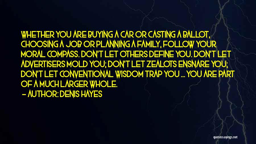 Choosing Your Family Quotes By Denis Hayes