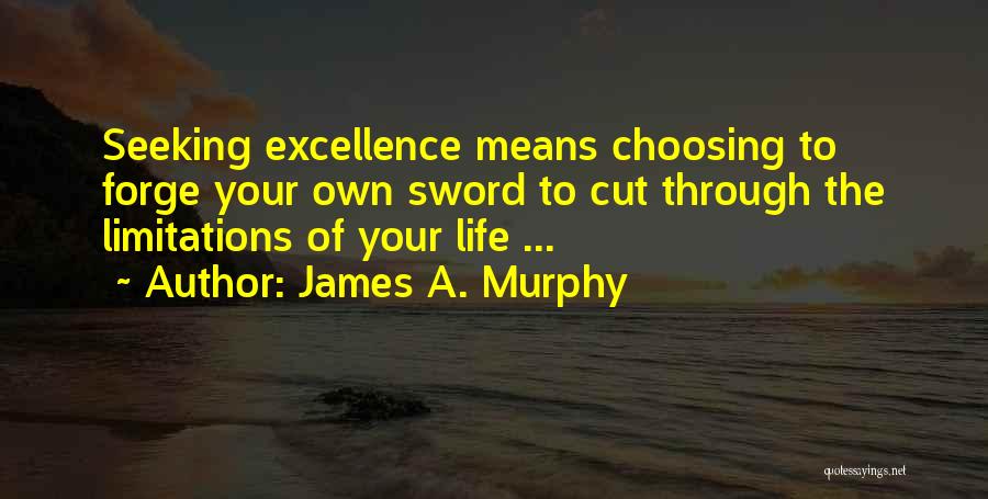 Choosing Your Own Life Quotes By James A. Murphy