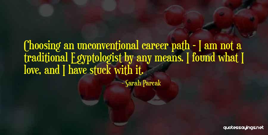 Choosing Your Path Quotes By Sarah Parcak