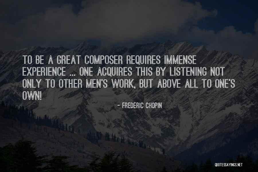 Chopin's Music Quotes By Frederic Chopin