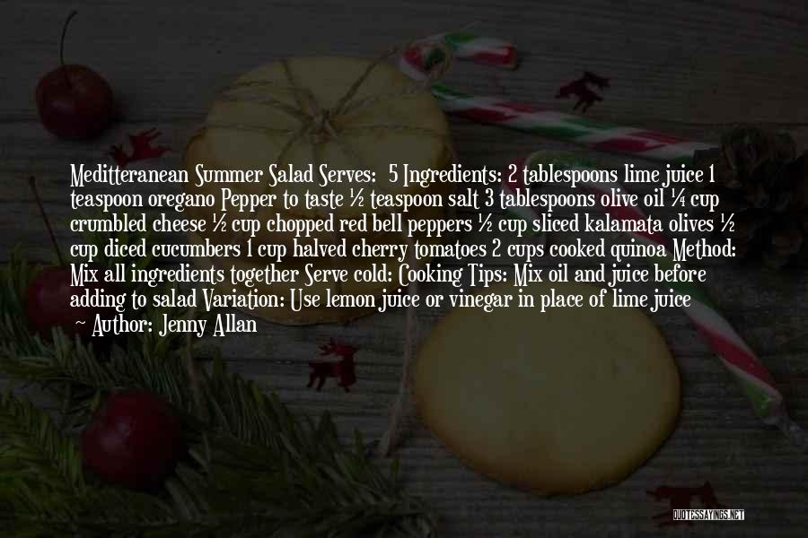 Chopped Quotes By Jenny Allan