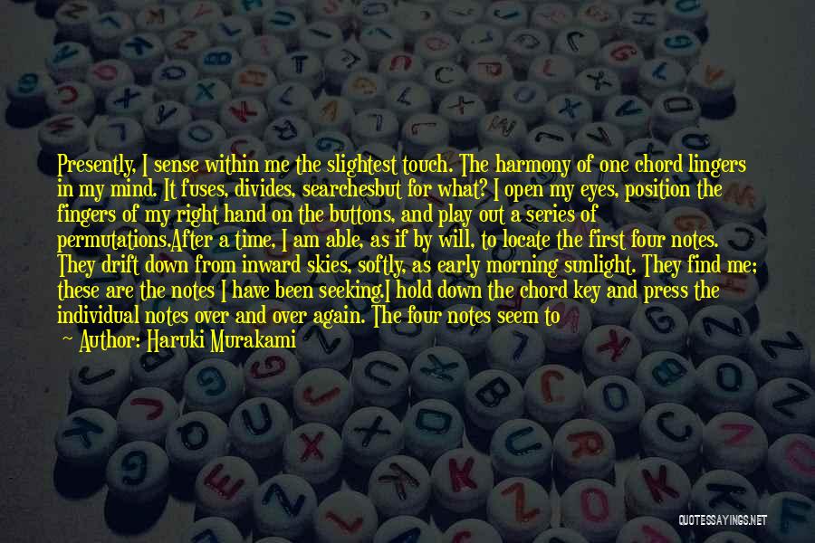 Chord Quotes By Haruki Murakami