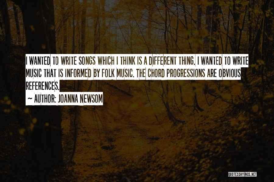 Chord Quotes By Joanna Newsom