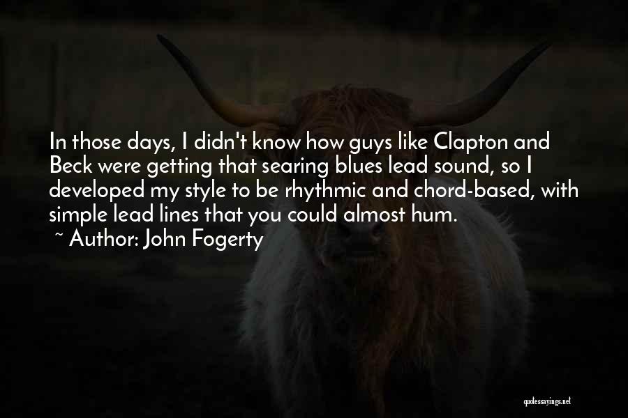 Chord Quotes By John Fogerty