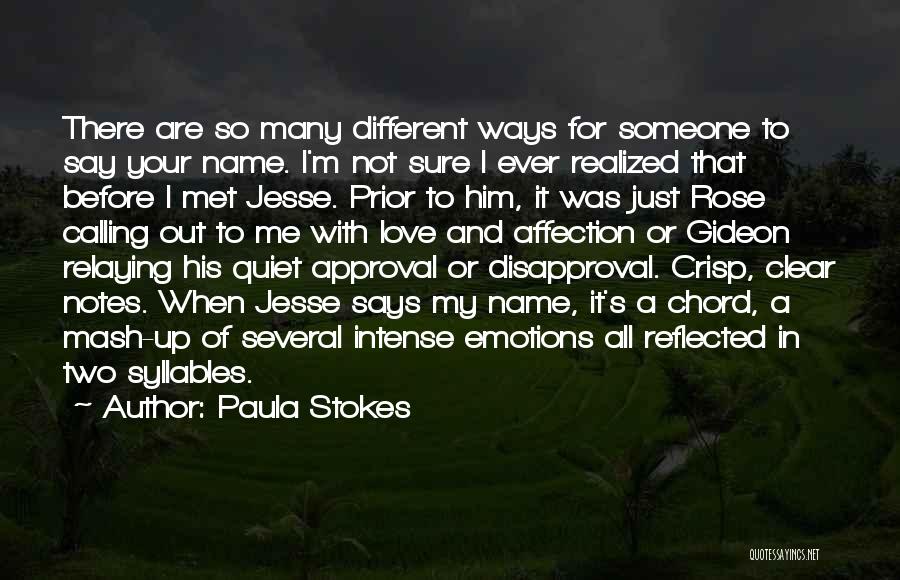 Chord Quotes By Paula Stokes