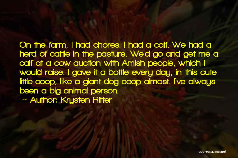Chores Quotes By Krysten Ritter