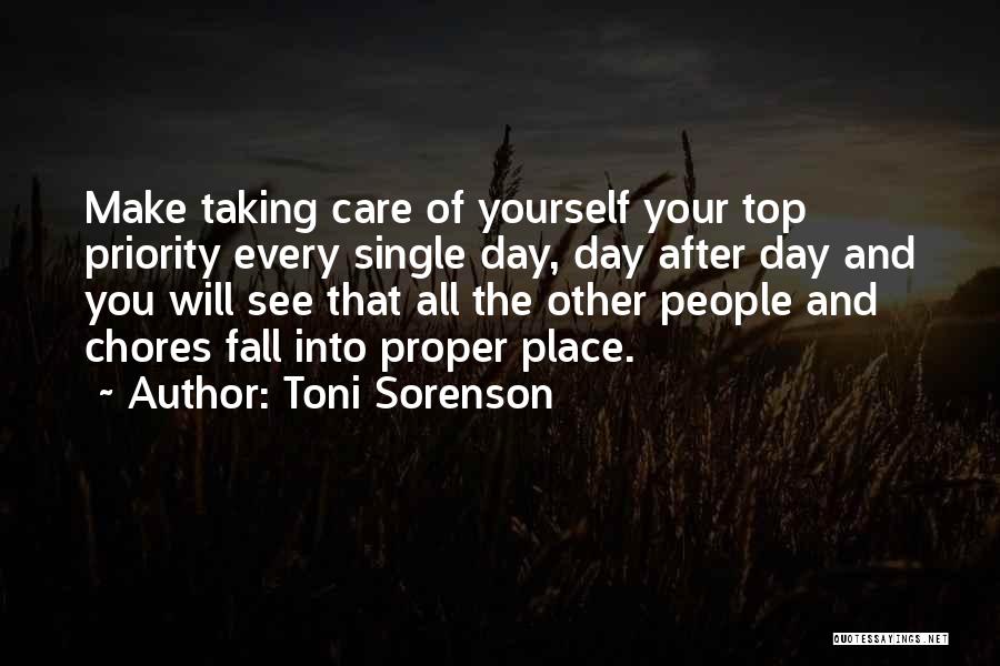 Chores Quotes By Toni Sorenson