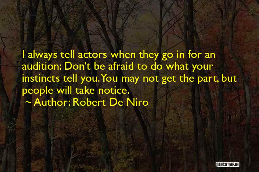 Chosa En Quotes By Robert De Niro