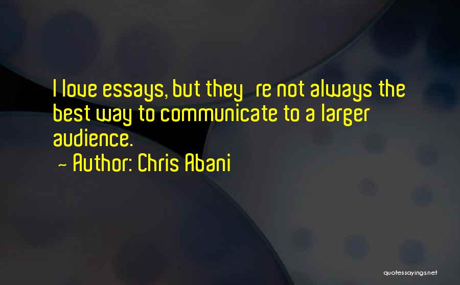 Chris Abani Quotes 1570308