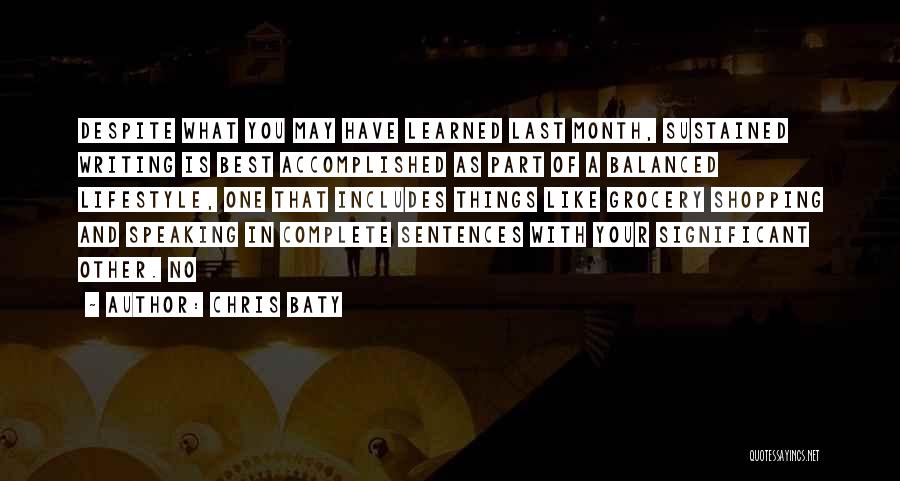 Chris Baty Quotes 894621