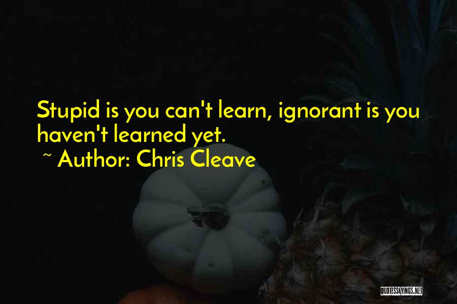 Chris Cleave Quotes 339958