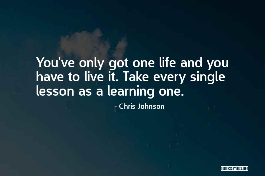 Chris Johnson Quotes 2084599