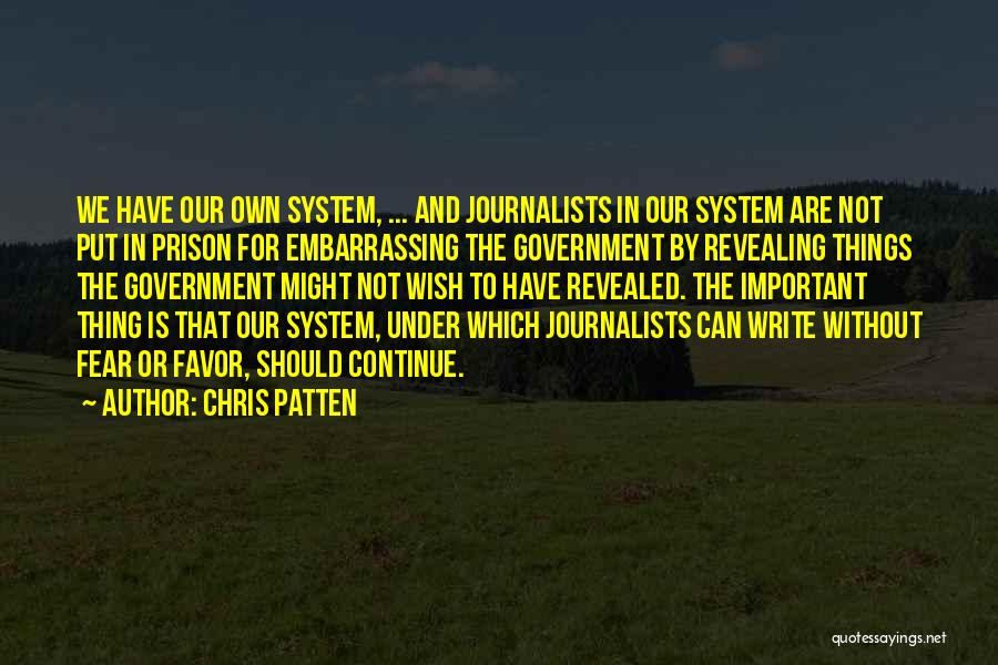 Chris Patten Quotes 1031663