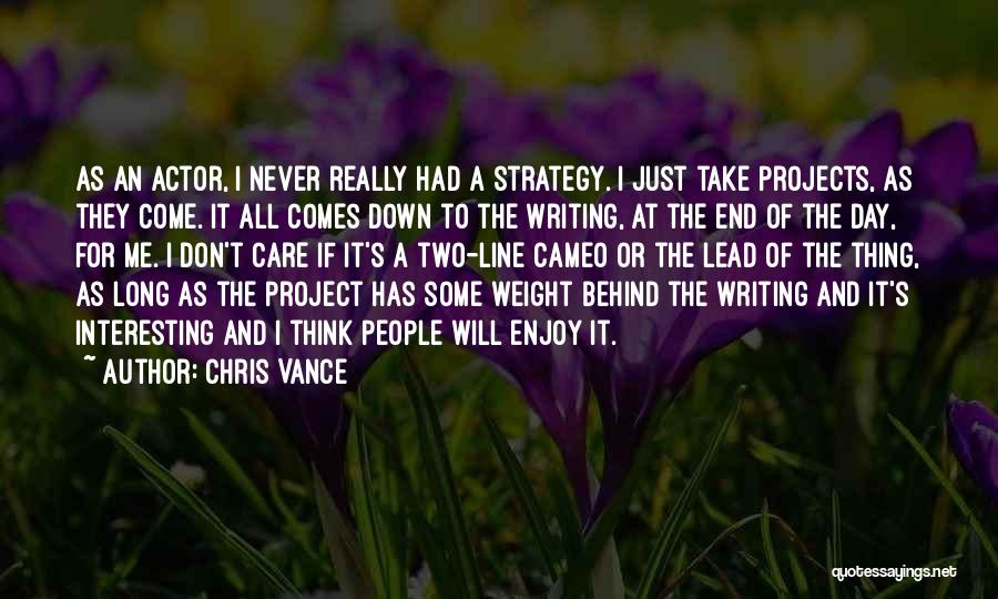 Chris Vance Quotes 160929