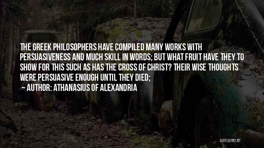 Christ And The Cross Quotes By Athanasius Of Alexandria