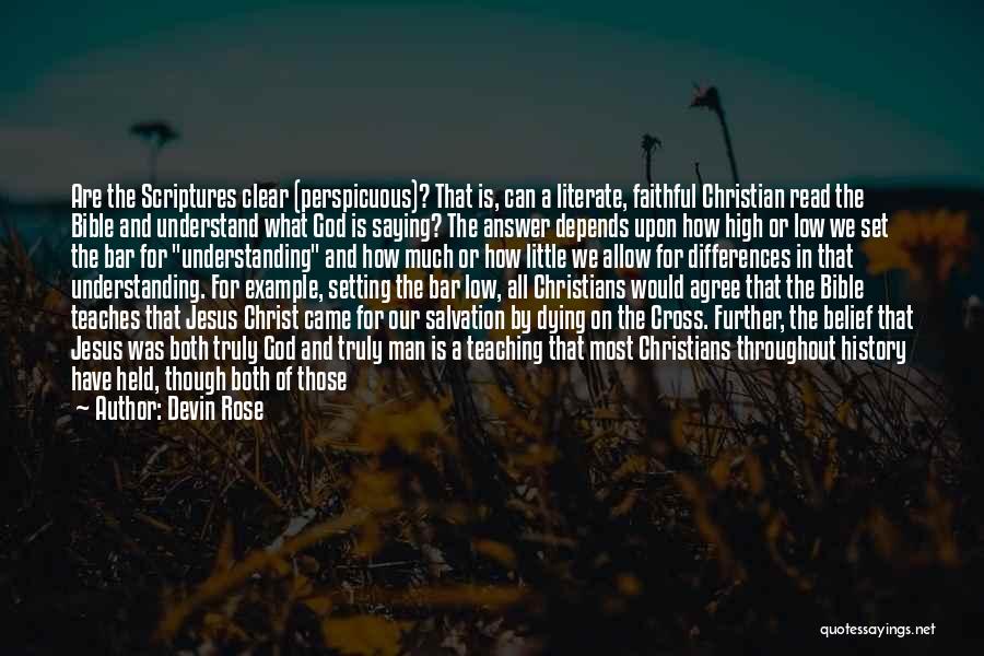 Christ And The Cross Quotes By Devin Rose