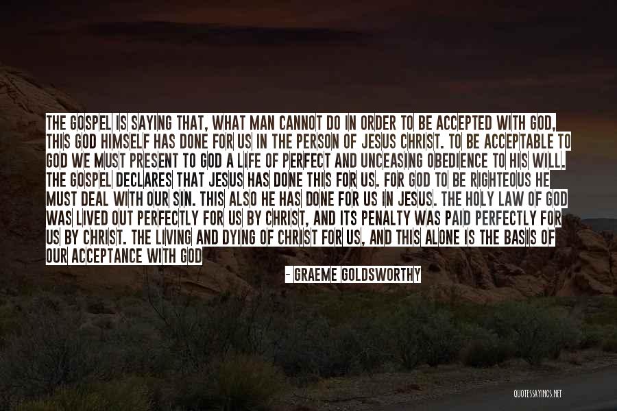 Christ Dying For Us Quotes By Graeme Goldsworthy Christ Dying For Us Quotes By Graeme Goldsworthy