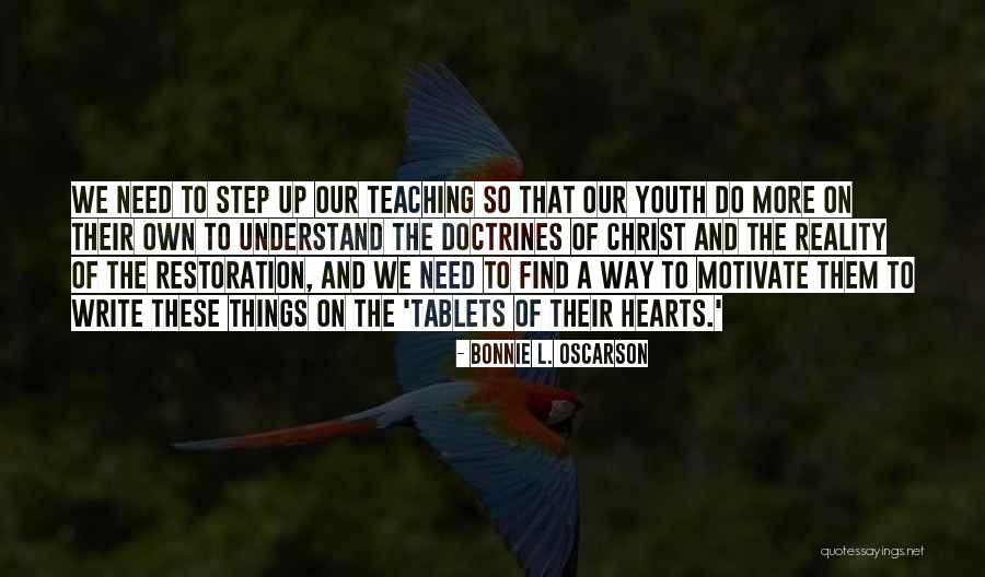 Christ In Youth Quotes By Bonnie L. Oscarson Christ In Youth Quotes By Bonnie L. Oscarson