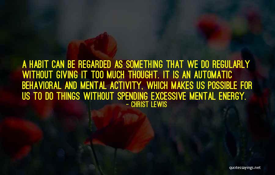 Christ Lewis Quotes 430935