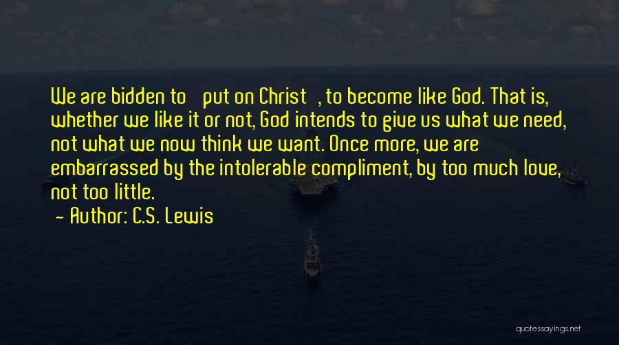 Christ Like Quotes By C.S. Lewis