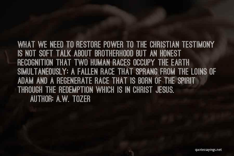 Christ Redemption Quotes By A.W. Tozer