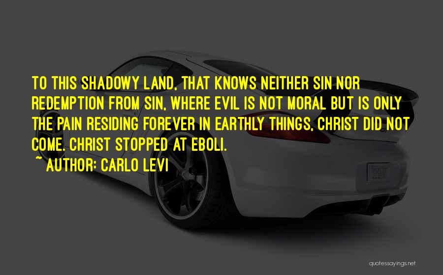 Christ Redemption Quotes By Carlo Levi