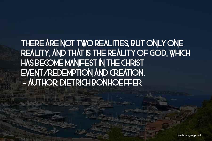 Christ Redemption Quotes By Dietrich Bonhoeffer