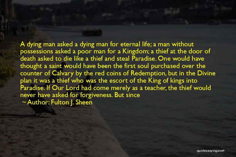 Christ Redemption Quotes By Fulton J. Sheen