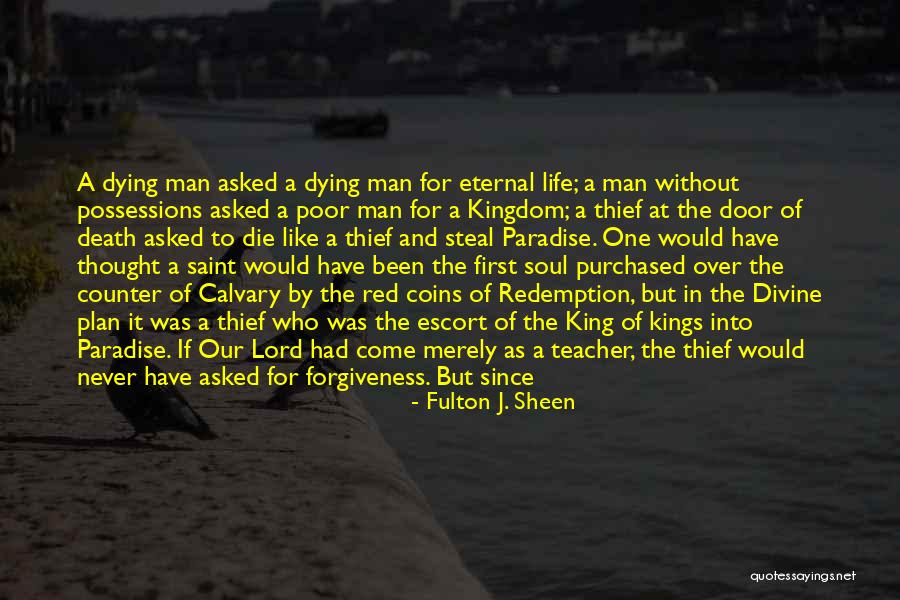 Christ Redemption Quotes By Fulton J. Sheen