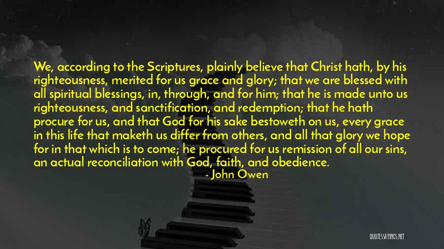 Christ Redemption Quotes By John Owen