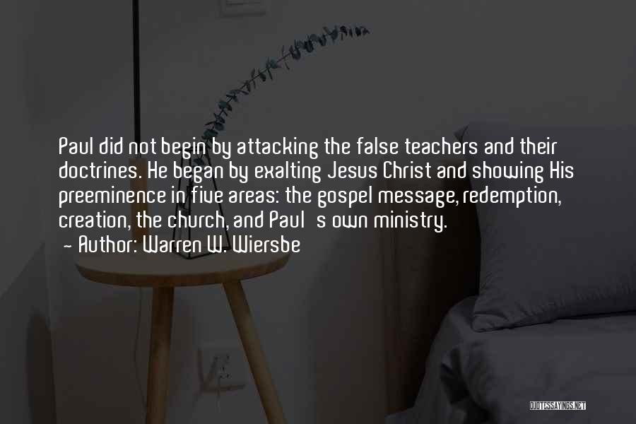 Christ Redemption Quotes By Warren W. Wiersbe Christ Redemption Quotes By Warren W. Wiersbe